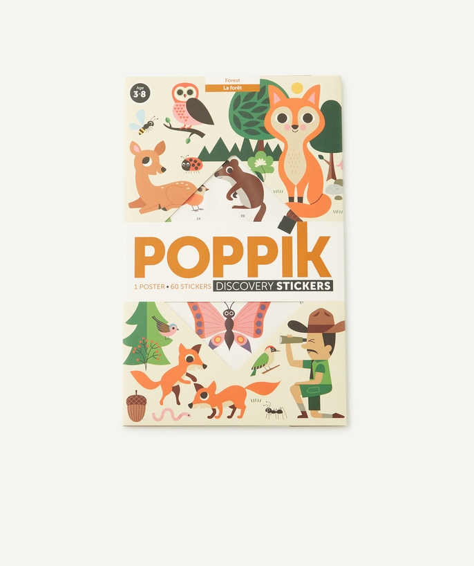 POPPIK ® Tao Categories - POSTER WITH FOREST STICKERS 3-8 YEARS
