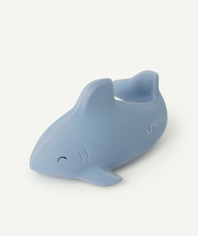 Bath toys Tao Categories - BLUE SHARK BATH TOY IN NATURAL RUBBER