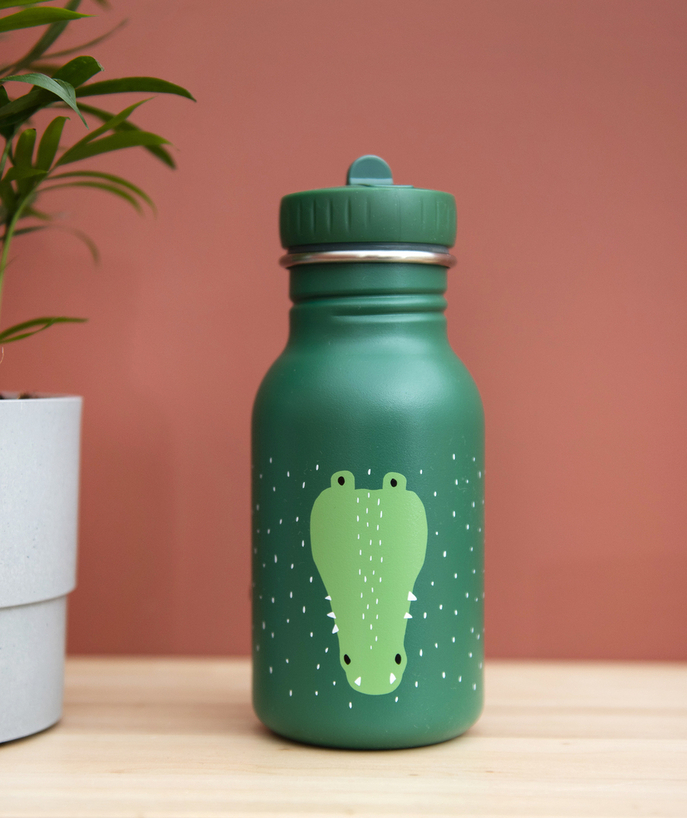 Back to school collection Tao Categories - CHILD'S 350 ML GREEN CROCODILE WATER DRINKING BOTTLE