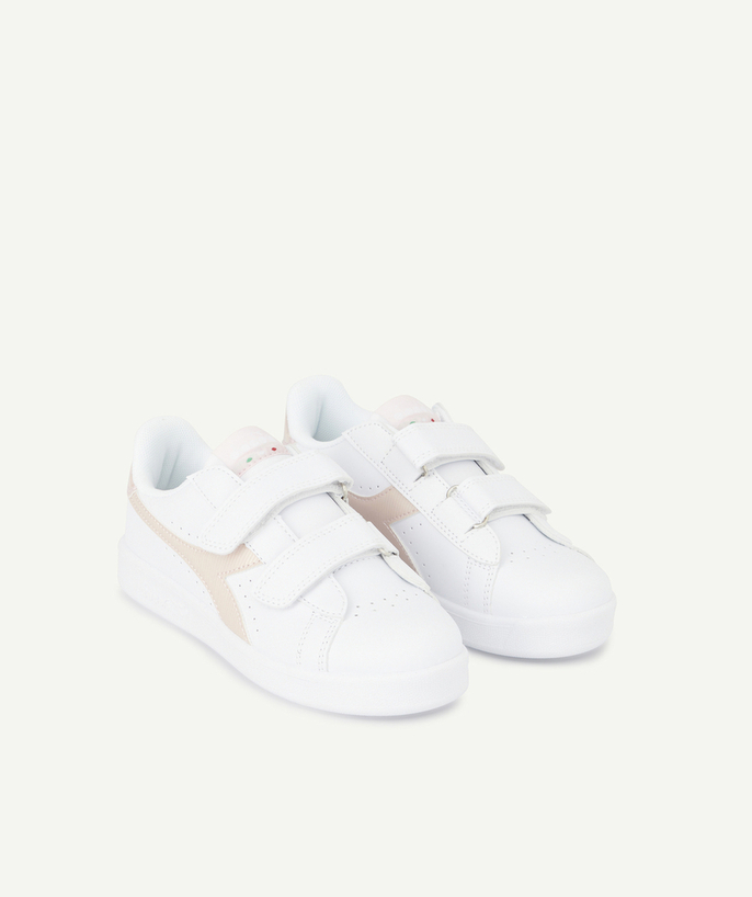 Back to school collection Tao Categories - LOW-TOP SNEAKERS GAME P PS WHITE AND PINK
