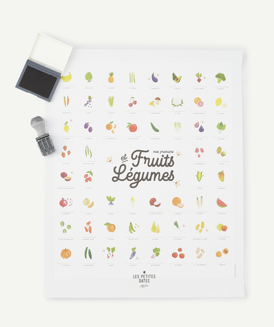 Baby girl Nouvelle Arbo   C - MY FIRST FRUITS AND VEGETABLES POSTER