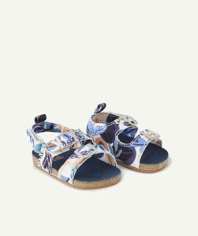 New collection Nouvelle Arbo   C - BABY BOYS' PRINTED SANDAL-STYLE BOOTIES