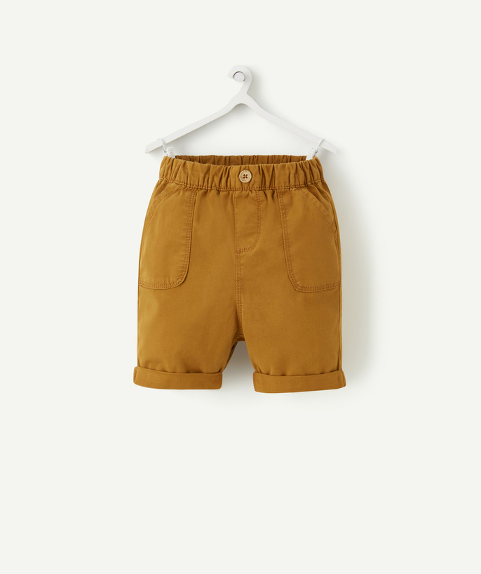 Shorts - Bermuda shorts Tao Categories - BABY BOYS' MUSTARD BERMUDA SHORTS