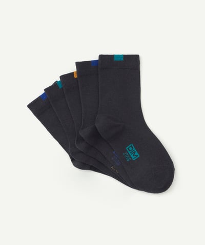 Socks - Tights Nouvelle Arbo   C - PACK OF 5 PAIRS OF NAVY BLUE SOCKS