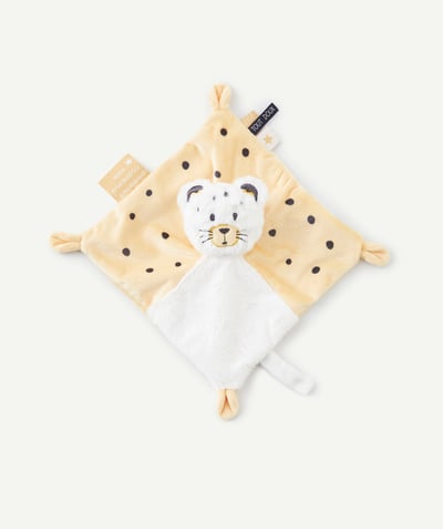 New collection Nouvelle Arbo   C - WHITE AND YELLOW TIGER SOFT TOY WITH BLACK SPOTS
