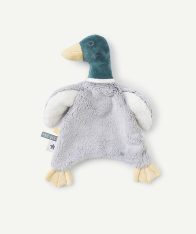 Nursery Nouvelle Arbo   C - GREEN, YELLOW AND GREY DUCK SOFT TOY