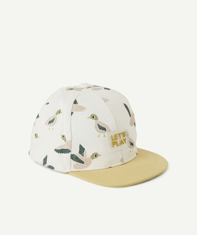 New collection Nouvelle Arbo   C - BABY BOYS' COTTON CAP WITH A DUCK PRINT