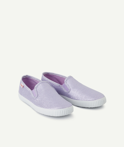 Baby girl Nouvelle Arbo   C - GIRLS' BRIGHT PURPLE CANVAS TRAINERS