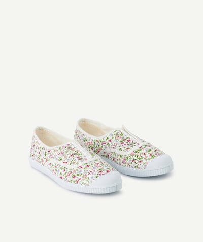 Baby girl Nouvelle Arbo   C - CHILDREN'S FLORAL PRINT CANVAS TRAINERS