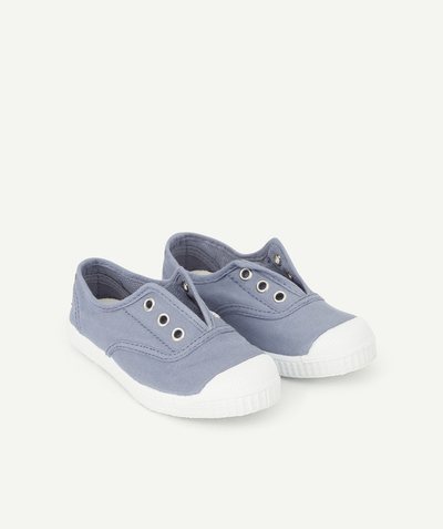 Baby girl Nouvelle Arbo   C - CHILDREN'S BLUE CANVAS TRAINERS