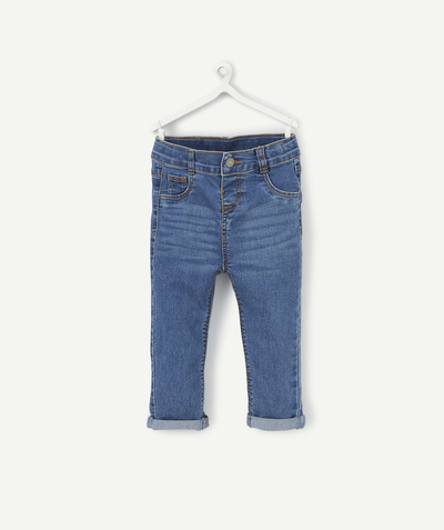 New collection Nouvelle Arbo   C - BABY BOYS' LOW-IMPACT DENIM JEANS