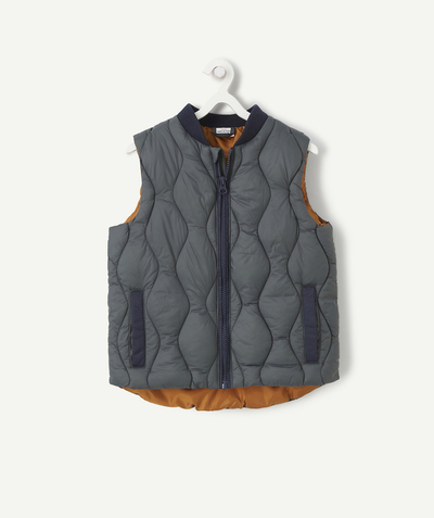 Private sales Tao Categories - BOYS' GREEN SLEEVELESS PUFFER JACKET WITH DETAILS