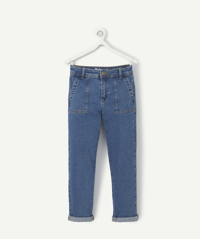 Jeans Categories Tao - JEAN RELAXED GARÇON EN DENIM BLEU LOW IMPACT