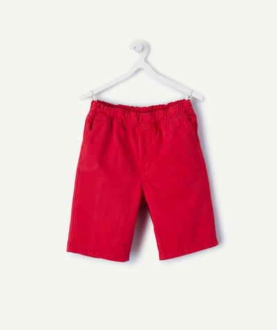 New collection Tao Categories - boy's straight shorts red