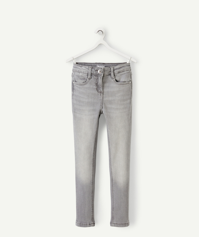 Jeans Categories Tao - PANTALON SKINNY FILLE EN DENIM LESS WATER GRIS