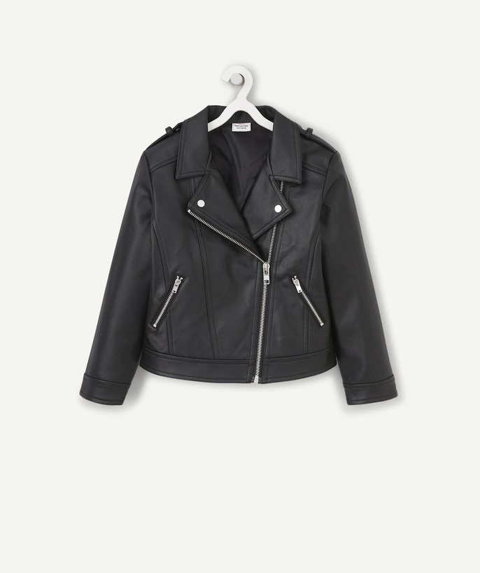 Coat - Padded jacket - Jacket Tao Categories - GIRLS' BLACK JACKET