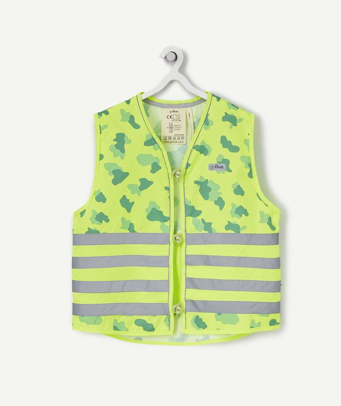 Games Tao Categories - GREEN CAMOUFLAGE PRINTED SAFETY VEST