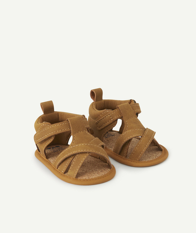 Baby boy Nouvelle Arbo   C - BABY BOYS' BROWN SANDAL-STYLE BOOTIES