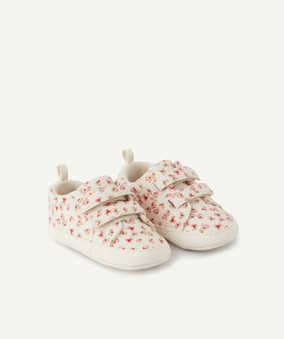 Shoes, booties Nouvelle Arbo   C - BABY GIRLS' FLORAL TRAINER-STYLE BOOTIES