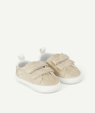 Shoes, booties Nouvelle Arbo   C - BABY GIRLS' GOLD TRAINER-STYLE BOOTIES
