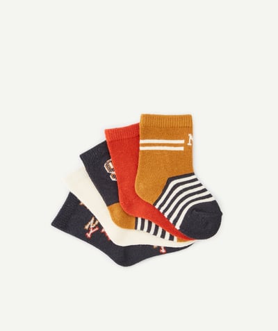 New collection Nouvelle Arbo   C - PACK OF FIVE PAIRS OF BABY BOYS' NEW YORK-THEMED SOCKS