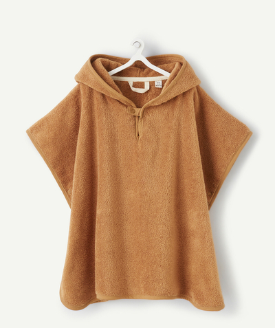 The bath Nouvelle Arbo   C - CARAMEL PONCHO IN ORGANIC COTTON