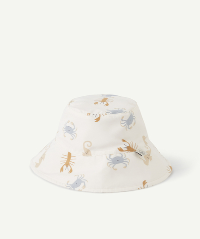 Hats - Caps Nouvelle Arbo   C - OFF-WHITE BUCKET HAT WITH A SEA ANIMAL PRINT