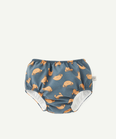 Baby boy Nouvelle Arbo   C - BLUE SWIM NAPPY WITH A CRAB THEME