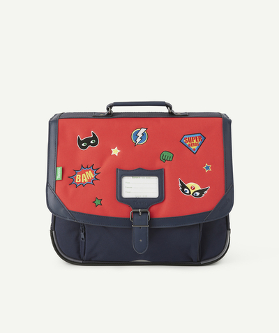 Boy Nouvelle Arbo   C - TRISTAN NAVY AND RED SUPERHEROES SCHOOL BAG