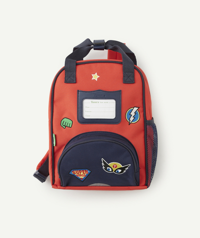 Bag Nouvelle Arbo   C - TRISTAN NAVY AND RED SUPERHEROES BACKPACK