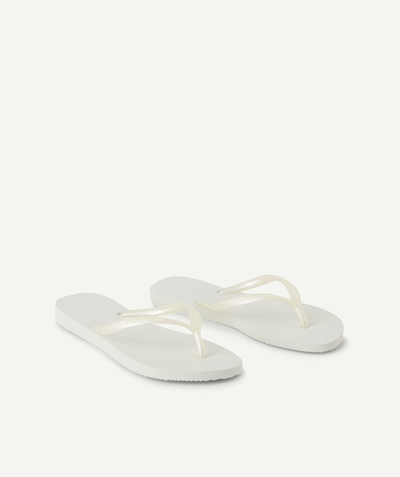 HAVAIANAS ® Nouvelle Arbo   C - TONGS SLIM FILLE BLANCHES