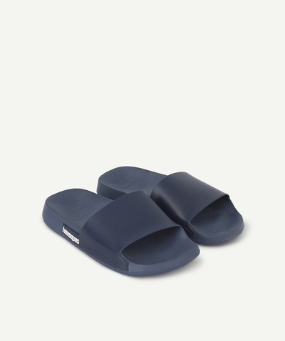Sandals - moccasins Tao Categories - BOYS' NAVY BLUE SLIDES