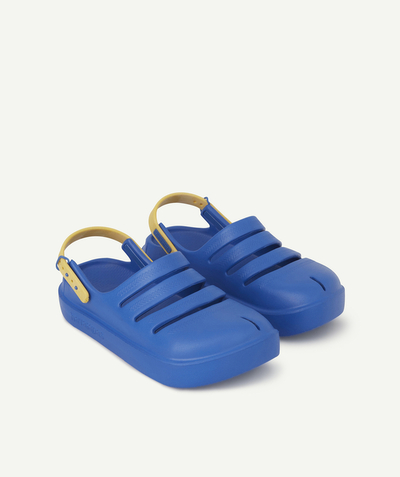 Sandals - moccasins Tao Categories - CHILDREN'S BLUE AND YELLOW CLOGS