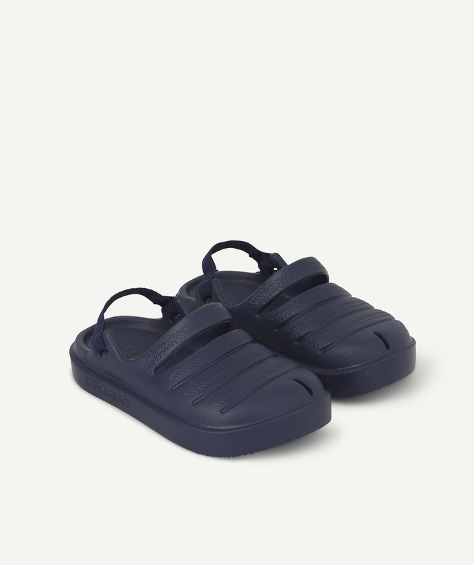 Shoes, booties Tao Categories - BABY BOYS' NAVY BLUE CLOGS