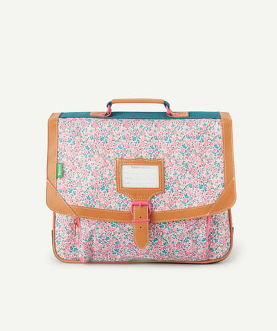 Accessories Nouvelle Arbo   C - VICTORIA PINK SCHOOL BAG WITH FLORAL PRINT