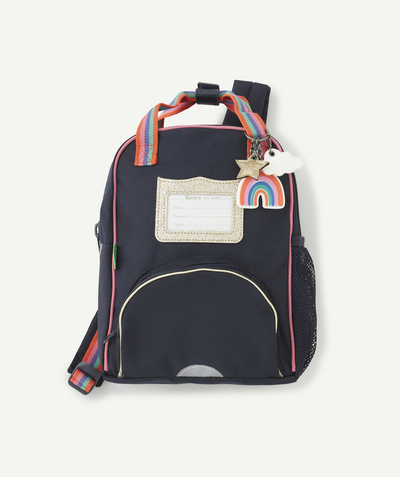 Accessories Nouvelle Arbo   C - LEILA NAVY BACKPACK WITH RAINBOW
