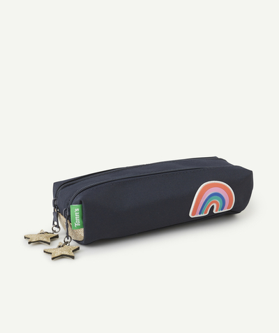 Accessories Nouvelle Arbo   C - LEILA NAVY PENCIL CASE WITH RAINBOW