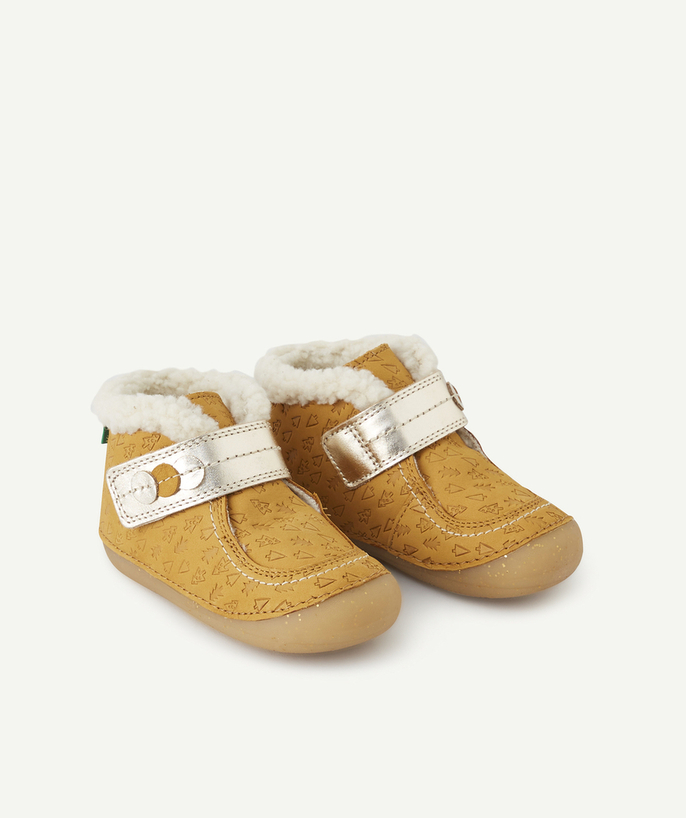 Shoes, booties Tao Categories - BABY GIRLS' SO SCHUSS YELLOW GOLD SHOES
