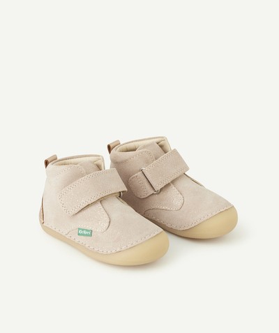 SHOES - BOOTIES Tao Categories - SABIO CHAMPAGNE-COLOURED SHOES FOR BABY GIRLS