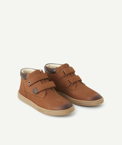 KICKERS ® Tao Categories - BOYS' BROWN TACKEASY SHOES