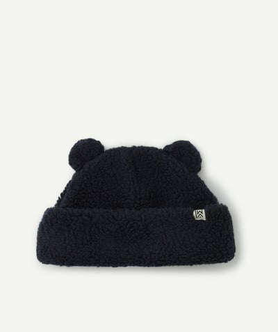 New collection Nouvelle Arbo   C - DARK BLUE BIBI SHERPA HAT