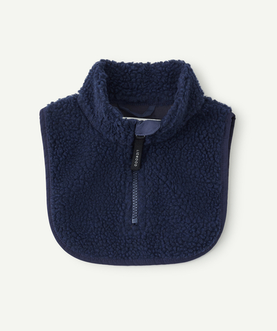 Knitwear accessories Tao Categories - DARK BLUE VILO SHERPA NECK WARMER