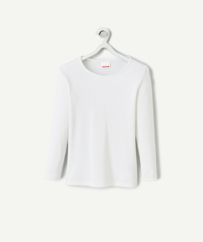 Brands Nouvelle Arbo   C - T-SHIRT MANCHES LONGUES MAILLE INTERLOCK THERMOLACTYL BLANC