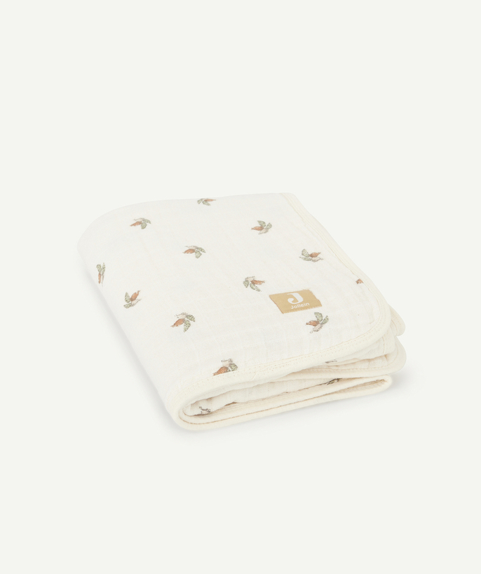 The night Tao Categories - FOREST-PRINTED COTTON GAUZE BLANKET 75X100 CM