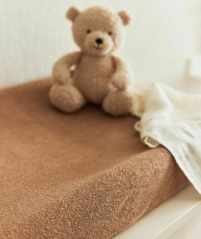Nursery Nouvelle Arbo   C - BROWN TERRY CHANGING MAT COVER 50 X 70 CM