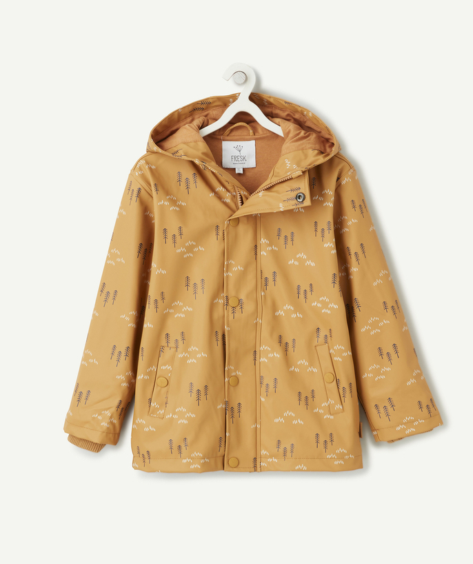 Coat - Padded jacket - Jacket Tao Categories - FIR PRINT RUST RAINCOAT