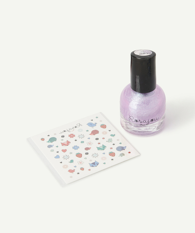 Teen girls Nouvelle Arbo   C - LAVENDER VARNISH AND TATTOO SHEET