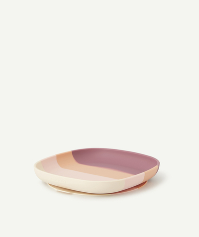 GRECH&CO. ® Tao Categories - CHILDREN'S PINK SILICONE PLATE
