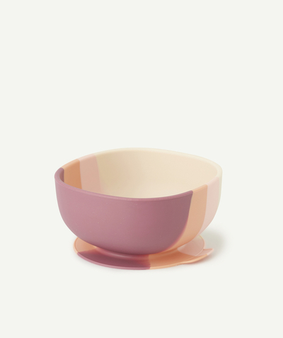 Meals Tao Categories - CHILDREN'S PINK SILICONE BOWL