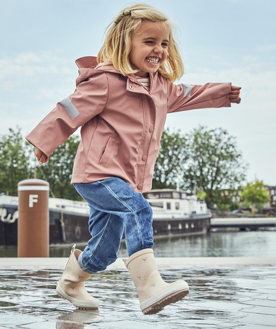 Coat - Padded jacket - Jacket Nouvelle Arbo   C - PINK WATERPROOF HOODED RAINCOAT FOR BABY GIRLS AND BOYS